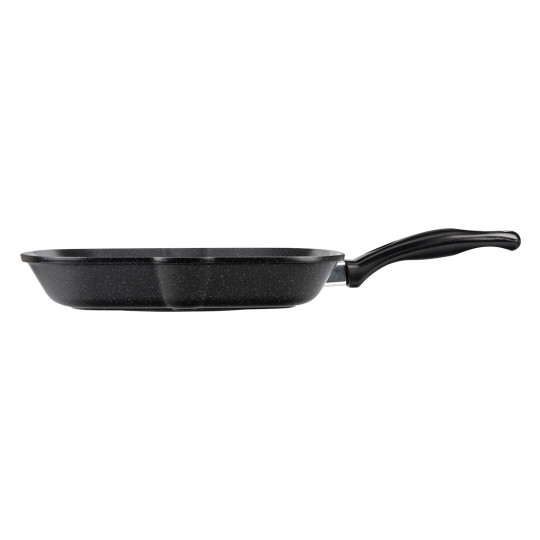 Сковорода-гриль квадратная MARBLE 26 см, black (MR4540)
