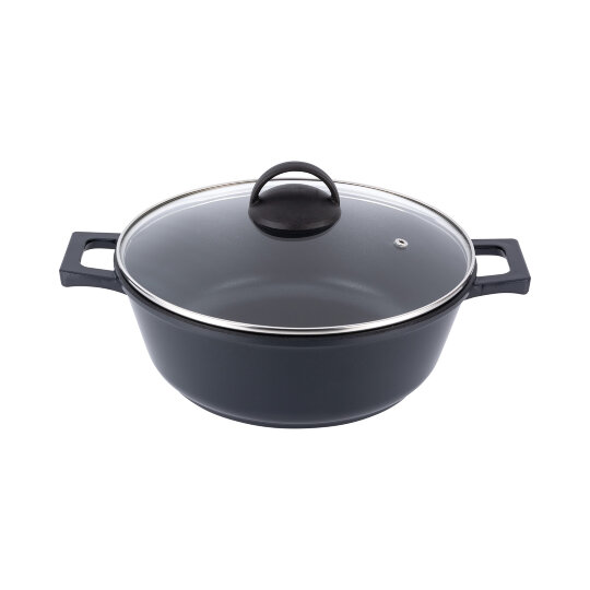 Жаровня GURMAN 26 см black (GN5226)