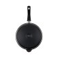 Сковорода GURMAN 28 см, съемная ручка, black (GN4628_PROMO)