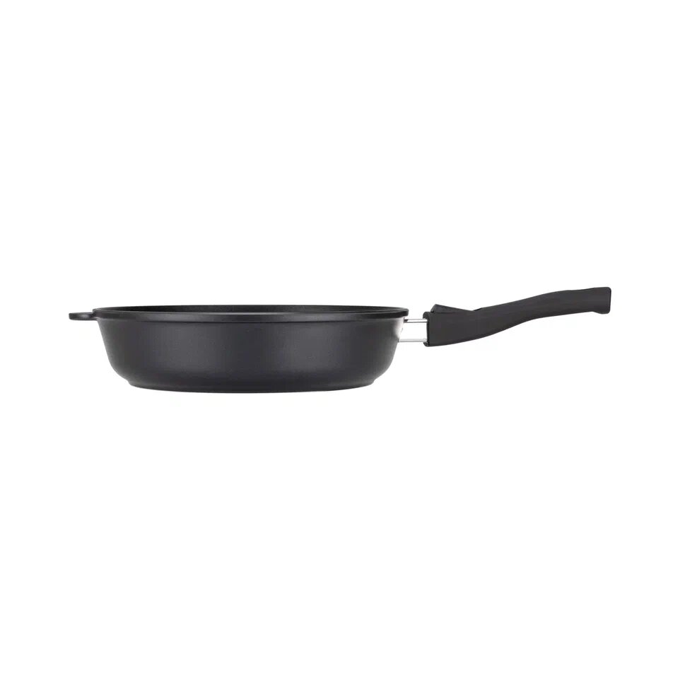 Сковорода GURMAN 28 см, съемная ручка, black (GN4628_PROMO)