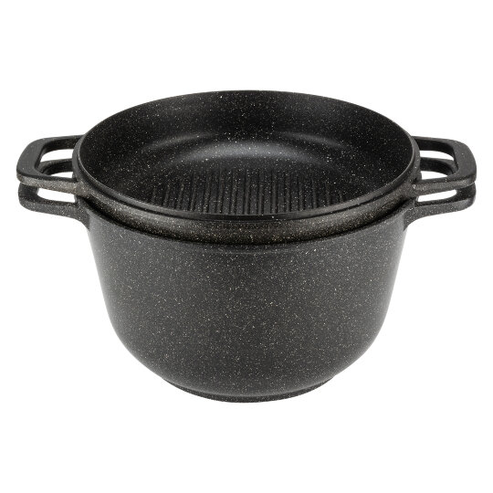 Казан GURMAN с крышкой-сковородой 5л, индукционное дно (CF4550I)