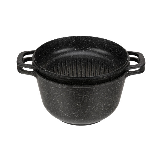 Казан GURMAN с крышкой-сковородой 5 л (GN4550)